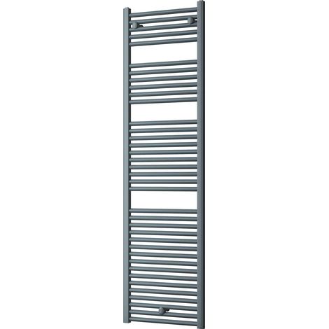 Roma - Anthracite Heated Towel Rail - H1785mm x W500mm - Straight (1/3)