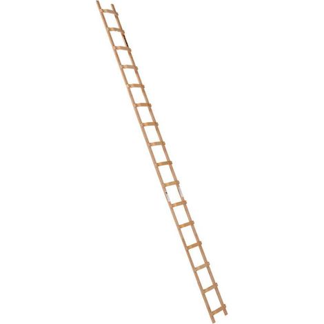 Euroline Holz Dachdeckerleiter 16 Sprossen