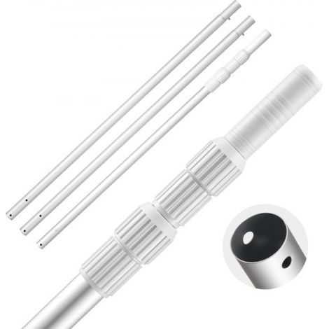Palo per Piscina, 1 a 4,6 m, Asta Telescopica Professionale (1/5)