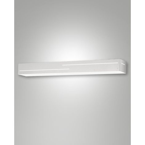 Applique murale LED intégrée Banny 24 W 2260 lm 3000 K Blanc - Design moderne en métal et méthacrylate pour l'éclairage intérieur
