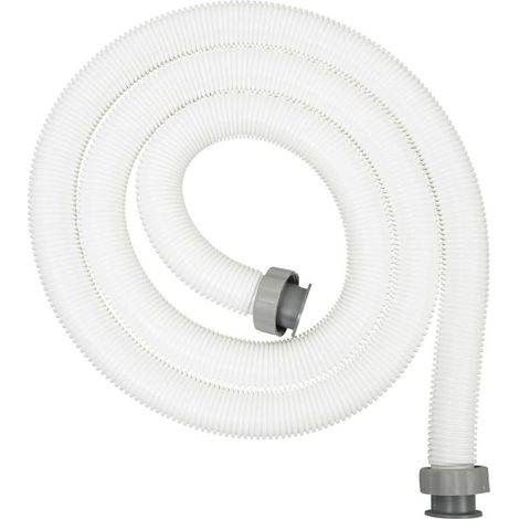 tuyau D 38 L 3,0 m + connecteurs filetés Blanc (1/4)