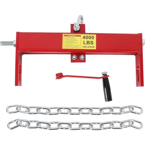 Palan à moteur, accessoire de grue d'atelier, 4000lb, niveleur de charge en fer réglable et mobile pour boîte de vitesses