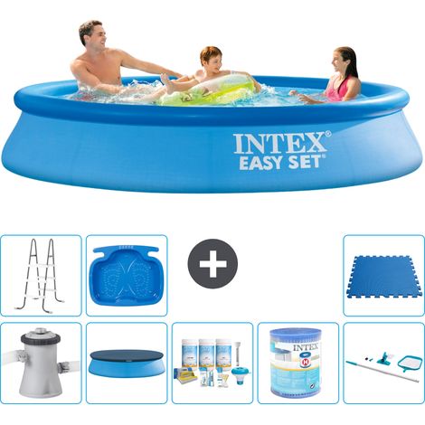 Intex Piscine Easy Set Ronde - 305x61 cm - 9-pièces S40863 (1/5)
