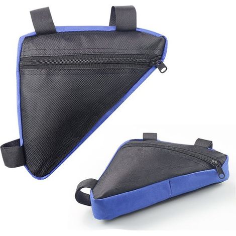 Bolsa triangular impermeable para bicicleta,Ideal para guardar candados,ropa de lluvia y más,Bolsa para bicicleta (1/5)