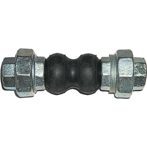 GIUNTO ELASTICO ø1.1/4 GOMMA C/RACCORDO 3PZ 00000015211 (1/2)