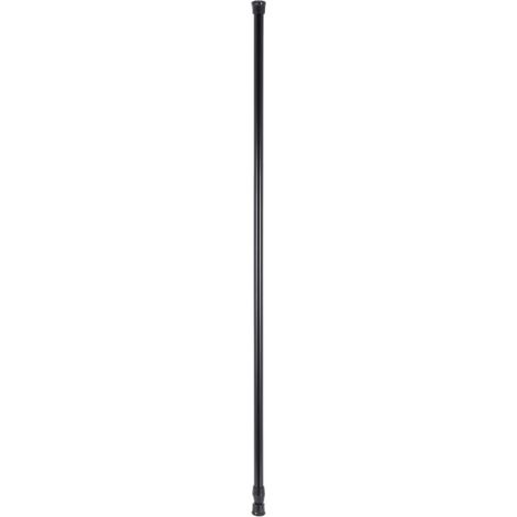 Extendable Tringles À Treillis Pour Rail de Rideau À Tension de Voile de Ressort Télescopique, 70  120Cm, Noir (1/4)