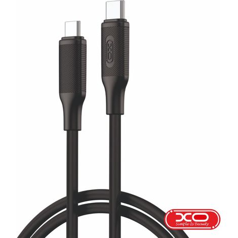 Cable USB-C XO NB-Q265B PD - 1,0 m 60 W negro