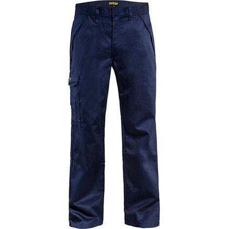 Pantalon de travail retardant flamme BLAKLADER 1724 - Bleu foncé - 48 - Jambes standards (1/2)