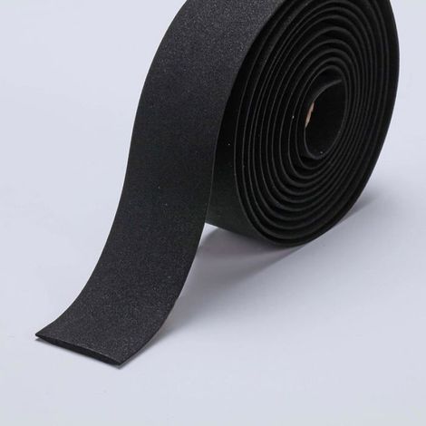 Ruban Pour Guidon - Mousse EVA Antidérapante - Pour Vélo Route VTT Urbain - 200 X 3 Cm - Noir (1/5)