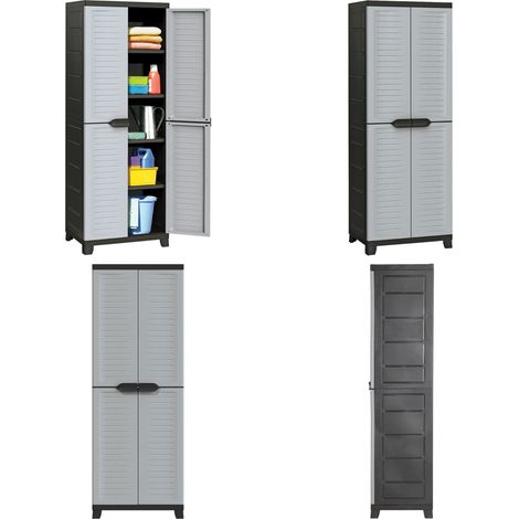 Armadietto in Plastica 65x45x181 cm - Organizzatore casa - Armadietto per garage