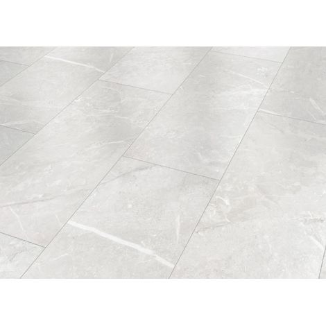 Classen Visiogrande Laminat Fliese Megaloc Aquaprotect 60,4 x 28 cm Granit weiß Laminat (1/3)