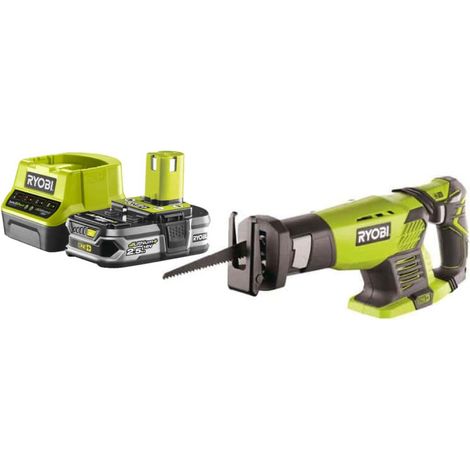 Confezione RYOBI Sabre Saw 18V OnePlus R18RS-0 - 1 batteria 2.5Ah - 1 caricatore rapido RC18120-125