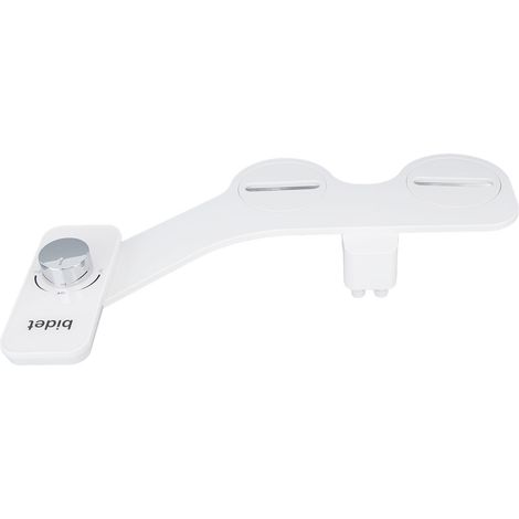 Accessoire de bidet pour toilettes, buse autonettoyante, pression d'eau réglable, G1/2, fixation pour siège de toilette avec bidet intégré (1/5)