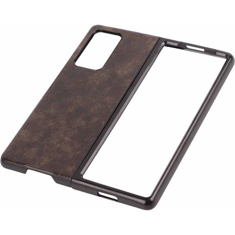 Étui en cuir pour téléphone portable Samsung Galaxy Z Fold 2 - Coque de protection antichute (vert) (1/5)