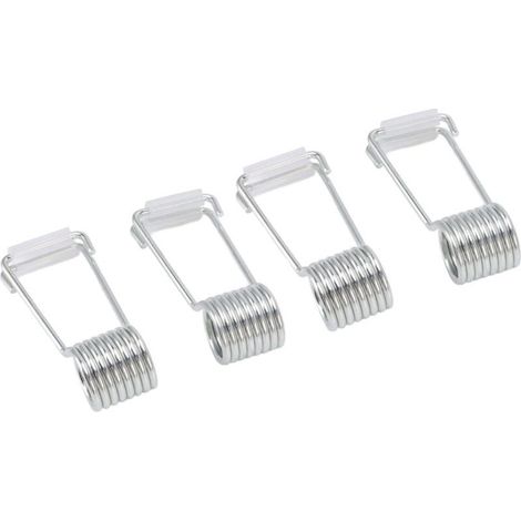Charnière à ressort automatique 2 cm – Lot de 4 pièces avec goupilles, pour porte intérieure et loquet (1/5)