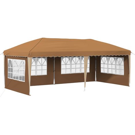Maison Exclusive - Pop-up Partyzelt 575 x 289 x 245 cm Beige (1/5)