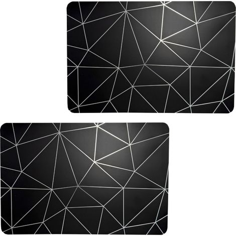 Lot de 2 sets de table avec encre métallique COPPER (1/2)