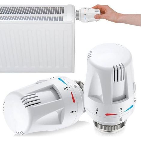 Thermostat-Heizkörperkopf - Heizkörperventil - 2-teiliges Heizkörperventil - Thermostat-Heizkörperkopf (1/5)
