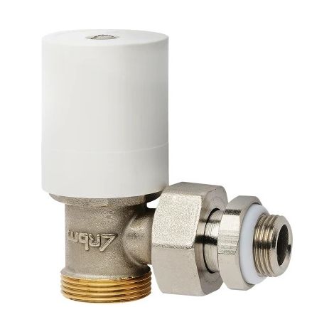 Robinet manuel pour radiateur eau chaude, équerre mâle 1/2'' (15/21) - RBM