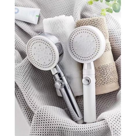 High-pressure shower head, water-saving hand shower, 5 spray patterns ...