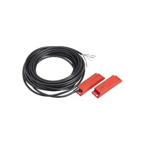 Télémécanique – interrupteur magnétique codé de sécurité XCS, XCSDMP, 2 NF + 1 NO, 1 NF décalé, câble 2 m – XCSDMP7012
