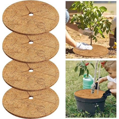 Disque Paillage Tapi Coco Plante Disque Protection Paillage 30cm (1/5)