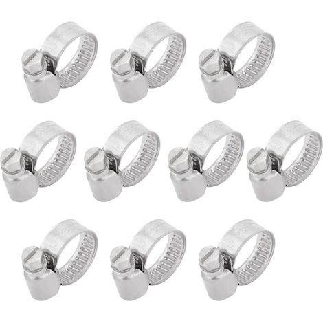 Gamme de diamètre 13 mm à 23 201 Edelstahl Deutscher Typ Schlauchschelle 10 Stck (901c5607c3db2aaa92 (1/5)