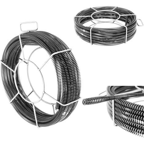 Limpiador de tuberías en espiral con resorte hidráulico de 5 x 2,3 m de diámetro. Juego de 16 mm (1/5)