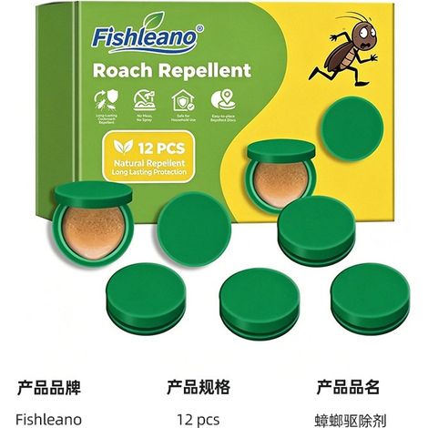 FISHLEANO cockroach repellent – a must-have for every home, including bathrooms and living rooms. Direct from the manufacturer. (1/5)