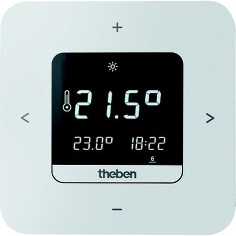 Theben RAMSES 811 top3 Digital-Uhrenthermostat Wochenprogramm, Batterie, App, Display, 8119200 (1/3)