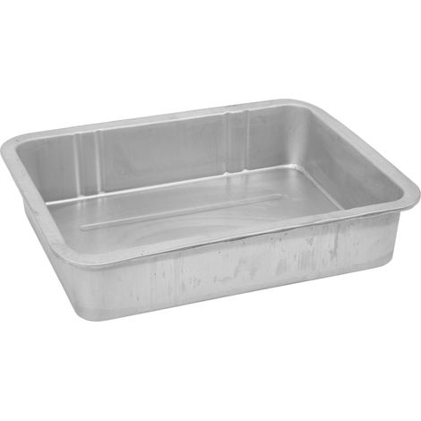 Bac de vidange d'huile étanche, portable et universel, en métal, 10 L (1/5)