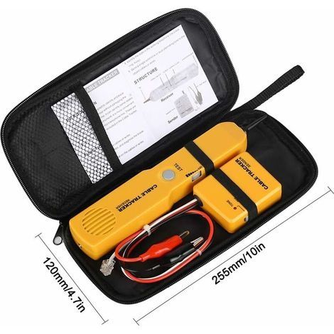 Stromkreisprüfgeräte: Stromkreisprüfer, Kabelsuchgerät und Tongenerator, Netzwerkkabeltester, RJ-11-Stecker, Kabelsuchgerät, Durchgangsprüfer (1/4)