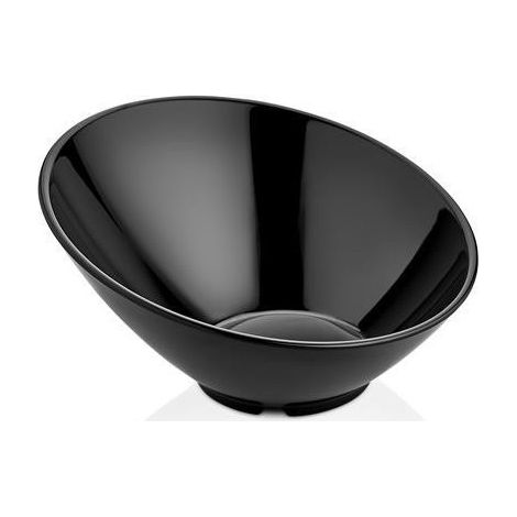 Bol incliné en mélamine - noir - 233x(h)125mm - Finedine (1/3)