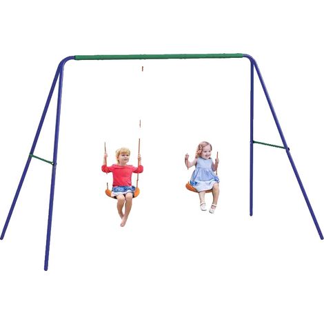 Aire de jeux pour enfants, cadre en métal, capacité de charge maximale 90 kg, T1003-01-09118 (1/2)