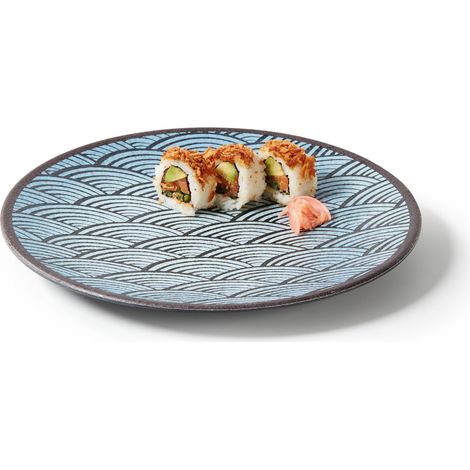 Assiette Mélamine Plate Motifs Bleus Ø 22 à 27 cm - Pujadas (1/2)