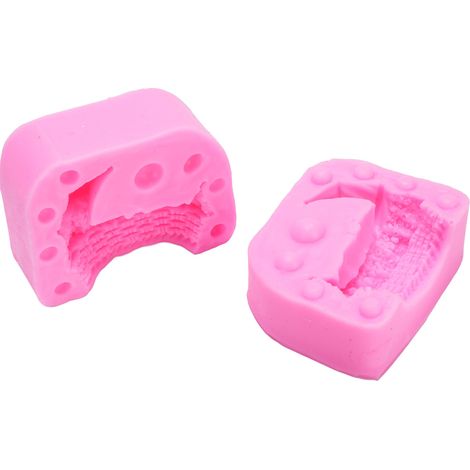 Fondant-Formen für Babybetten, Wiegen und Kinderwagen in Lebensmittelqualität, antihaftbeschichtet, für Babypartys und Taufen. (1/5)