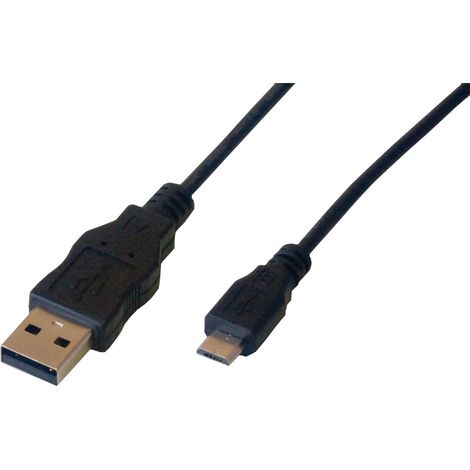 Câble USB 2.0 type A mâle / micro USB B mâle - 2m (1/2)