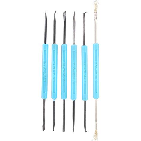 6-teiliges Lötwerkzeug-Set – Lötkolben + Doppelkopf – Elektronikreparatur – Lötset