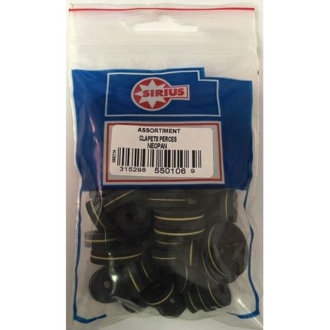 Assortimento di valvole forate - sacchetto da 50 pezzi