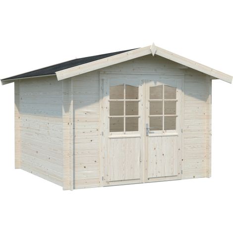Casetta in legno non trattato Lotta A 296X296