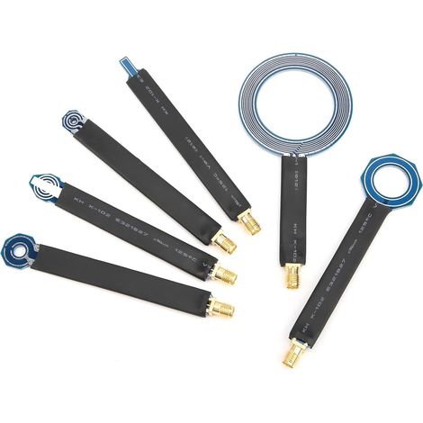 Ensemble de Sondes de Détection d'interférences EMI Antennes SMA de Test de Rayonnement à Conduction Magnétique en Champ Proche, PCB de 1.6mm, 6 Pièces (1/5)