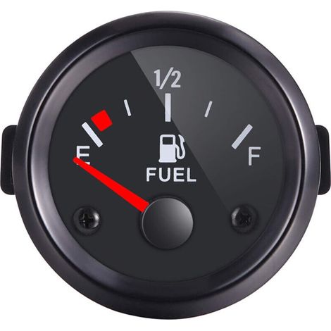 Jauge de niveau de carburant 52mm – Éclairage rétro-éclairé – Compatible capteur 240-33 ohm – Installation simple pour voiture et bateau (1/3)