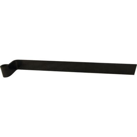 Penture droite déportée en acier phorétique noir 40 x 6 mm L550 mm - TORBEL