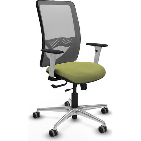 Silla de oficina piqueras y crespo Zulema gris oliva espuma alta densidad (1/2)