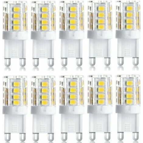 10er Pack LED Strahler, LED Dekoleuchte, G9 LED Birne, 5W Kaltweiß, Energiesparende LED Leuchtmittel, Ersatz Halogenlampe, AC 230V Nicht Dimmbar (1/4)