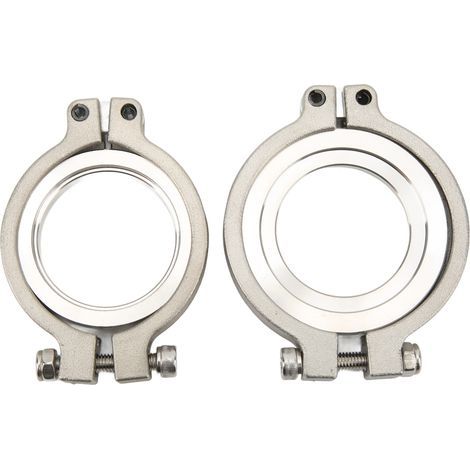 Kit di fascette a V per flangia, set di fascette a V per valvola wastegate da 44 mm, kit di riparazione flangia di ingresso in acciaio inossidabile, ricambio per TiAL MV R e MV S. (1/5)