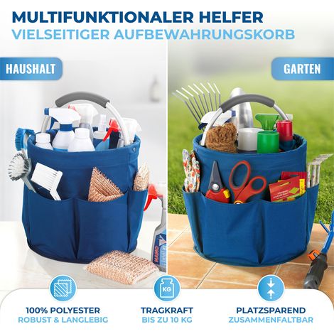 Maximex Universal Reinigungs-Caddy, Putzcenter, Blau, Blau, Polyester blau, Aluminium silber (1/5)