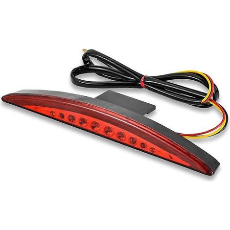 Feu arrière de moto pour Breakout EFI FXSB CVO 2013-2017 (rouge)