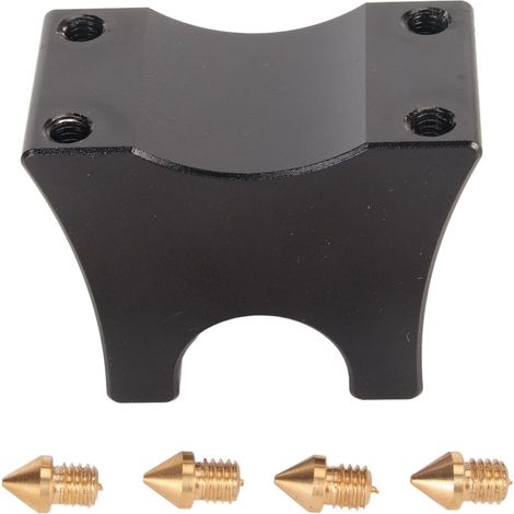Support de câble audio en alliage d'aluminium noir, élévateur et clip de fixation pour câbles d'enceintes et d'alimentation. (1/5)