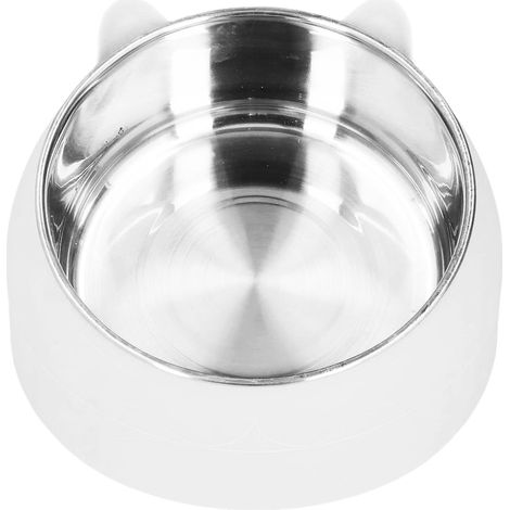 1 Gamelle chauffante chat, Acier inoxydable 304, Température constante, Protection cou, Alimentation animale (1/5)